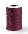 DARK RED (WC08-119) (WC08-X) Braided Korean Waxed Polyester Cords (80 MET) (WC08-X) Braided Korean Waxed Polyester Cords (80 MET)