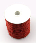 (WC5230E) Korean Wax Polyester Cords, FIREBRICK Size: about 2mm (100 YARDS) Korean Wax Polyester Cords, FIREBRICK Size: about 2mm thick; about 100yards/roll