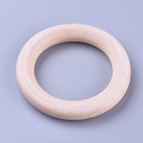 Wooden Linking Rings for Macrame, Khaki (5 PCS) Wooden Linking Rings for Macrame, Khaki (5 PCS)