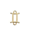 (GQZ7161B) GEMINI Zodiac signs Capricorn with 2 rings about 12-15MM Zodiac signs Capricorn with 2 rings about 12-15MM
