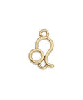 (GQZ7161D) LEO Zodiac signs Capricorn with 2 rings about 12-15MM Zodiac signs Capricorn with 2 rings about 12-15MM