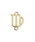 (GQZ7161H) VIRGO Zodiac signs Capricorn with 2 rings about 12-15MM Zodiac signs Capricorn with 2 rings about 12-15MM