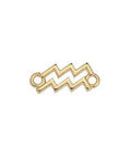 (GQZ7161J) AQUARIOUS Zodiac signs Capricorn with 2 rings about 12-15MM Zodiac signs Capricorn with 2 rings about 12-15MM